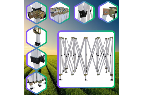 NAMIOT CIĘŻKI 3X3 ZIELONY (ML)